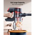 thumbnail image 2 of 450W Cordless Vacuum Cleaner, 38kPa Power Suction, LED Touch Screen 55min Runtime, Lightweight Stick Vacuum for Pet Hair & Floors, 2 of 7