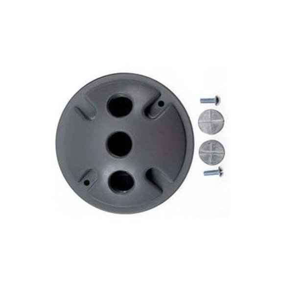 HubbellRaco Triple Outlet Weatherproof Round Lampholder