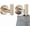 Champagne Bronze, variant on PETGLE Chrome Bathroom Towel Hook, 304 Stainless Steel Coat Robe Clothes Hook for Bathroom Kitchen Garage Wall Mounted (Pack of 2), TH100-CH-P2