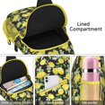 thumbnail image 3 of Yellow Lemon Pattern Sling Backpack for Travel and Daily Use, Lightweight Crossbody Bag with Bright Summer Fruit Print and Floral Design, Durable and Fashionable, 3 of 6