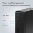 thumbnail image 3 of Caja de computadora Mini ITX shaofei MX02 chasis HTPC color negro, 3 of 5