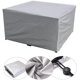 thumbnail image 3 of Funda protectora rectangular para muebles de jardín, para exterior, jardín, terraza, exterior 150*150*75cm Plata, 3 of 5