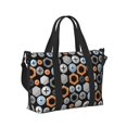 thumbnail image 2 of Zufioo Colorful Screws Pattern Hand-held Travel Bag, Waterproof Adjustable Shoulder Strap Crossbody Duffel Bag, Suitable for Work, Short trips, Sports, 2 of 8