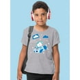 thumbnail image 2 of Cute Monkey In Airplane T-Shirt Juniors -Image by Shutterstock,  Large, 2 of 4