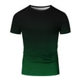 thumbnail image 4 of Wdgfv Men's Gradient Color T-Shirt, Short Sleeve Crewneck, Casual Summer Top, 4 of 5