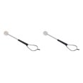 thumbnail image 1 of Wosthever Alloy Marching Tenor Drum Mallets with Stick Drum Felt Head Strap Parts Wool Tipo 1 2Conjunto, 1 of 1