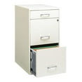 thumbnail image 5 of Space Solutions 3 Drawer Letter Width Vertical File Cabinet with Pencil Drawer, Pearl White, 5 of 5