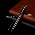 thumbnail image 2 of Ballpoint Pens Black Pens Medium Ball Point 1.0mm Smooth Writing Grip Metal Retractable Executive Business Office Fancy Nice Gift Pen for Men Women, 2 of 5
