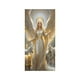 thumbnail image 2 of Bandera navideña para puerta | Decoración navideña de poliéster de 180 x 90 cm | Tema religioso: Salvador, María, los Tres Reyes Magos y el Ángel | Decoración para fotos de fiestas en interiores y, 2 of 6