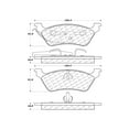 thumbnail image 2 of Centric Parts 104.08580 Posi-Quiet Metallic Brake Pad with Shim, 2 of 4
