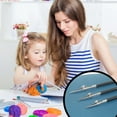 thumbnail image 4 of 3pcs Straight Line Drawing Pen Set Ink Fluid Painting Adjustable Metal Ruling Pen Art Tools Xingzhi, 4 of 9