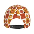 thumbnail image 4 of Baseball Cap, Pumpkin Plaid Trucker Hats Women Dad Hat for Workouts - Baseball hat Adjustable Size, 4 of 7