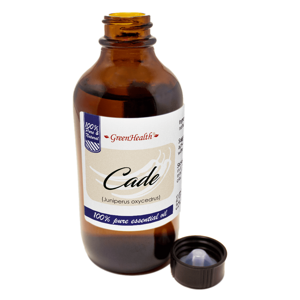 Cade Essential Oil - 4 fl oz - Amber Glass Bottle w/ Cap - GreenHealth