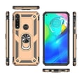 thumbnail image 3 of Kaleidio Case For Motorola Moto G Power (2020 Version)(Not For 2021 Version) [Hybrid Armor] Rubberized Shockproof [Ring Stand] 2-Piece Protector Cover [Gold/Black], 3 of 6