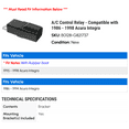 thumbnail image 2 of A/C Control Relay - Compatible with 1986 - 1998 Acura Integra 1987 1988 1989 1990 1991 1992 1993 1994 1995 1996 1997, 2 of 2