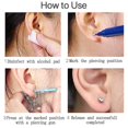 thumbnail image 4 of Ear Piercing Gun, 6pcs Disposable Safety Ear Piercing Gun Unit Tool With Asepsis Pierce Kit Blue For Piercing Kit Piercing Supplies, 4 of 4