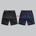 thumbnail image 2 of OGLCCG 2 Pack Teens Boys Athletic Shorts Quick Dry Running Shorts with Zipper Pockets Lightweight Sports Gym Workout Shorts 7-15 Years, 2 of 4