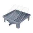 thumbnail image 1 of Inodoro para perros, entrenador de orinal, orinal extraíble, bandeja para orinal para perros, para interior y exterior, para conejos, perros pequeños gris, 1 of 8