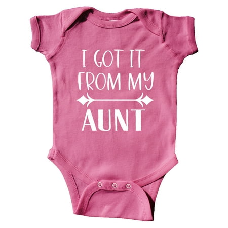 

Inktastic I Got It From My Aunt Gift Baby Boy or Baby Girl Bodysuit