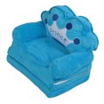 thumbnail image 1 of Foldable Cartoon Chair, Lovely Crown Multi Functional, Kindergarten Reading Sofa, Blue, with Cloth Material, for Indoor and Outdoor Use, 1 of 7