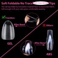 thumbnail image 4 of Fake Nails UNA GELLA - Puntas de gel ovaladas, cortas y ovaladas, 216 unidades, 4 of 7