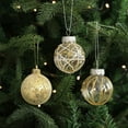 thumbnail image 5 of 6 PCS 3.2 Inches Christmas Ball Ornaments Essential Tree Balls Decorations Shatterproof Decor Plastic Christmas Ornaments Balls Party Decorations （Gold）, 5 of 6