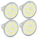 thumbnail image 5 of 4 unids/set MR11 bombilla de foco LED con Base de doble aguja disipación de calor de 360 ° 3W 12 LED bombilla de lámpara blanco cálido, 5 of 8