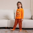 thumbnail image 3 of Hotiary Halloween Family Pajamas Sets, Halloween Family Matching Pajamas Sleepwear, Holiday Pumpkin Ghost Print Family Pjs Jammies Nightwear Loungewear for 3M-2XL, 3 of 8