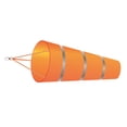 thumbnail image 3 of Manga de viento duradera, bandera de medición del viento con cinturón reflectante, cometa colgante, juguetes, calcetín indicador, jardín al aire libre Naranja, 3 of 5