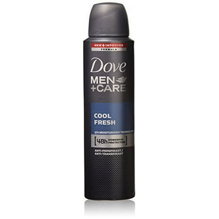 Dove Men   Care Dry Spray Antiperspirant, Cool Fresh 3.80 oz (Pack of 4)