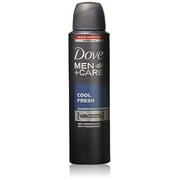 Dove Men + Care Dry Spray Antiperspirant, Cool Fresh 3.80 oz (Pack of 4)