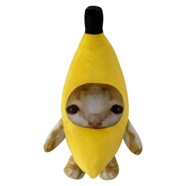 Gato Llorando Platano Munecos de Gato de Dibujos Animados Faciles de Limpiar para Ninos Adultos Platano Bodega Aurrera en linea