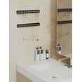 thumbnail image 2 of NiHome Organizador de Joyas de Acrílico de Pared, Paquete de 2, Estante Elegante y Duradero con Ganchos Resistentes de Acero Al Carbono, Instalación Sencilla, Múltiples Opciones de Montaje (Negro), 2 of 9