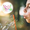 thumbnail image 1 of OULII 9 Piece Colorful Wand Set for Kids Bubbles Maker Outdoor Party Favors Large Assorted Blow Safe Durable Easy to Use for Children Adults Outdoor Activities, 1 of 4