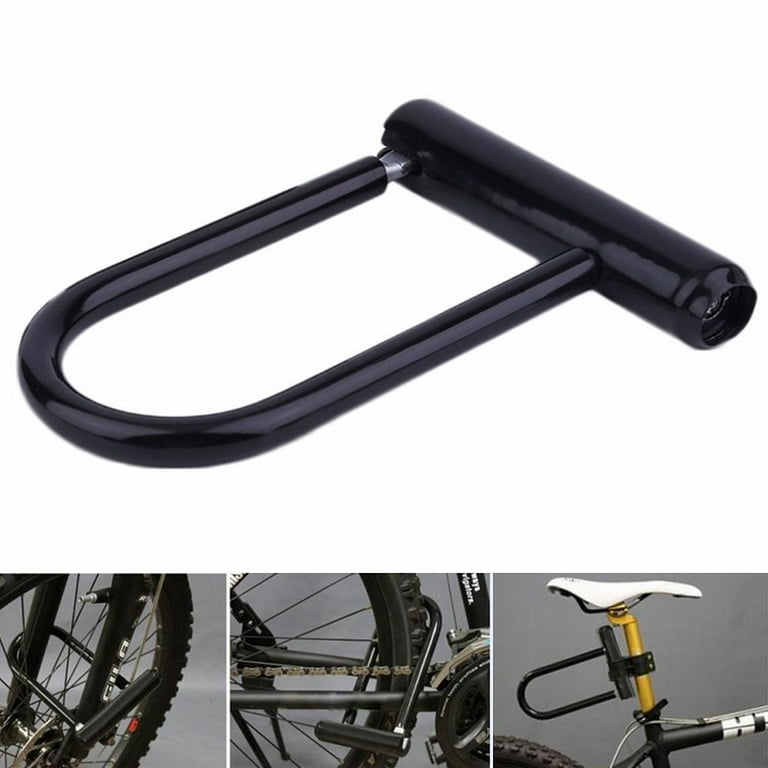 OKYMOTOR U Lock Heavy Duty Bicycle Lock with Keys High Security Chain and Mounting Bracket Walmart