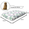 thumbnail image 2 of Dahlia Pet Bed, Colorful Butterfly on Soft Toned Floral Background Repetitive Romantic, Chew Resistant Pad for Dogs and Cats Cushion with Removable Cover, 24" x 39", Pink Ceil Blue, by Ambesonne, 2 of 4