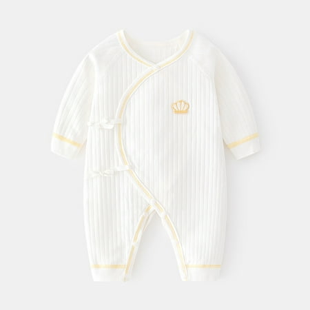 

Yidarton Newborn Baby Jumpsuit Cotton Children Autumn And Winter Boneless Ha Clothes Newborn Pajamas Spring And Autumn Climbing Clothes For Boys And Girls