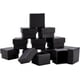 thumbnail image 1 of Paquete de 24 cajas para anillos de joyería, de cartón Kraft cuadrado, de 4,3 x 4,3 x 3 cm, para bodas, fiestas, San Valentín, festivales, regalos, color negro., 1 of 9