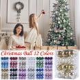 thumbnail image 3 of Christmas Ball Ornaments Set,Shatterproof Christmas Decorations Tree Balls,Xmas Decorative Balls Hanging Ornaments,24PCS Christmas Tree Ornament Pendant Party Supplies Tree Hanging Plastic Ball, 3 of 8