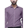 thumbnail image 3 of BESTMAN Formal Shirts For Men Slim Fit Printed Full Sleeve Shirts For Men, 3 of 5