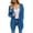 Blue, variant on Womens Cardigan " Long Sweater Solid Color Knit With Buttons Casual " Work Cardians