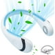 thumbnail image 1 of Portable Neck Fan, USB Fan 5000mAh Bladeless Quiet Work 16h Max Person Necklace Neck Fan Cooler Rechargeable 3 Speeds (Folding-nature white), 1 of 5
