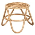 thumbnail image 3 of bali & pari Jacinda Modern Bohemian Natural Brown Rattan End Table, 3 of 8