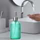 thumbnail image 4 of Botellas Dispensadoras De Vidrio 1 unidad Dispensador de jabón líquido de vidrio verde, botella de 300 g, envase recargable para loción de baño con bomba (500 ml) Rkxzt, 4 of 9