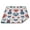Red And Blue Color Scheme, variant on Outdoor Blanket For Camping Water Proof Quilted Picnic Mat 78'x78' Red Embroidery