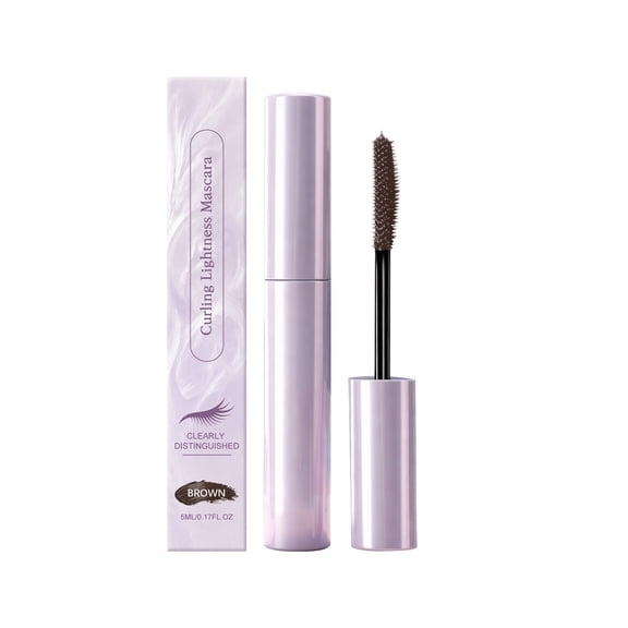 Brown Mascara for Older Women,A Lengthening and Volumizing Eye Makeup Product, Especially Suitable for Short, Sparse Lashes, Ideal for Everyday Work and Travel