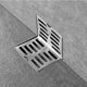 thumbnail image 1 of Easy Installation,Outdoor Floor Drain,Shower Drain,Water Runs Off Edge,Floor Drain,Stainless Steel Floor Drain,Floor Drain,Silver-107.7cm/3.93in, 1 of 5