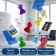 thumbnail image 6 of MAX Push Pin Magnets - Tiergrade 16 Pack 7 Assorted Color Strong Magnets,Use at Kitchen Home Office and School Classroom, for Refrigerator Dry Erase Board and Whiteboard., 6 of 9