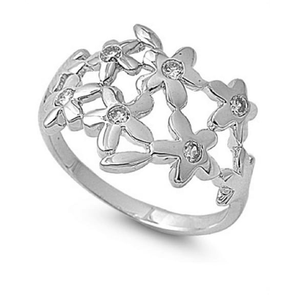 All in Stock Sterling Silver Dangling Purse with Engraved Love Ring Size 5