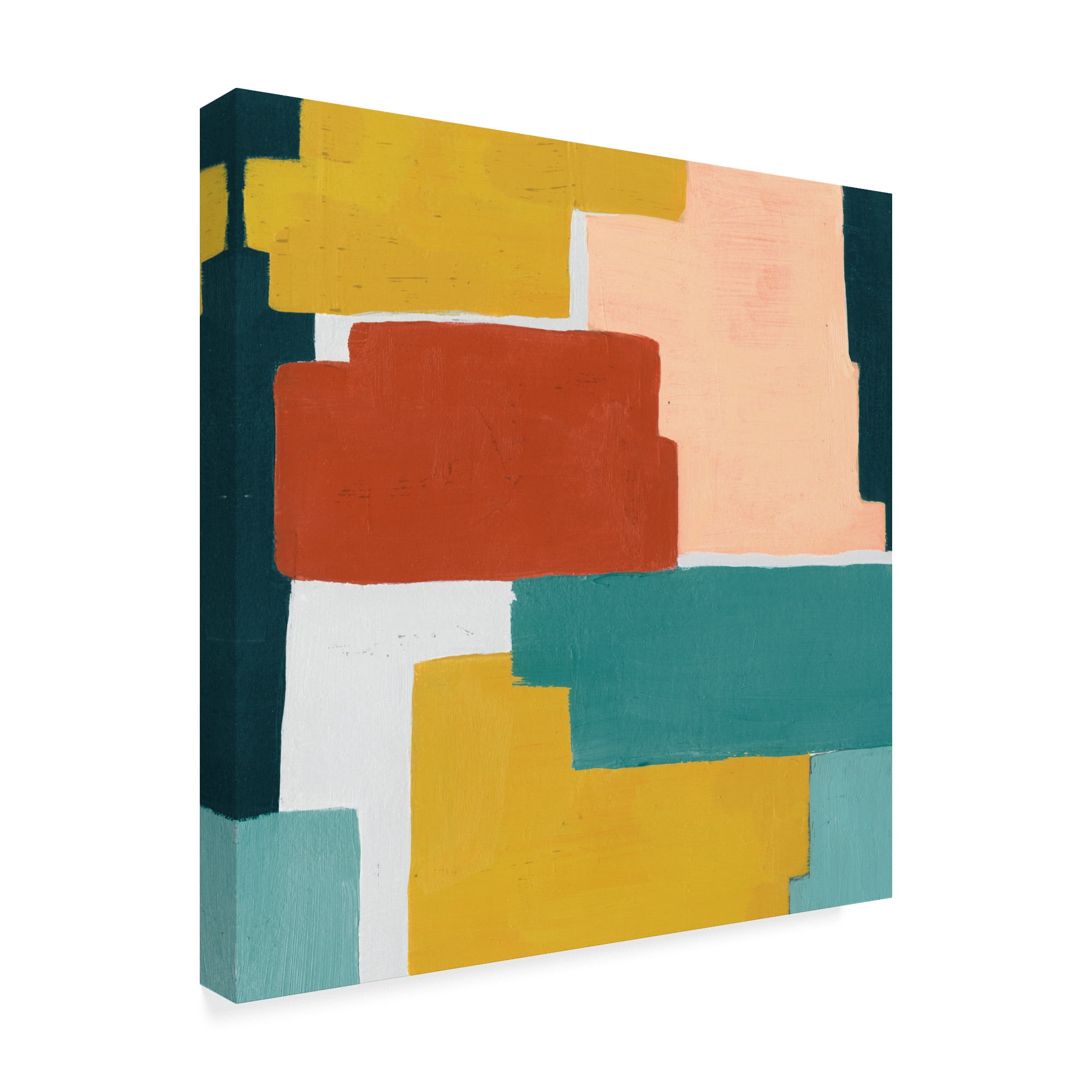 Trademark Fine Art 'Block Abstract I' Canvas Art by Grace Popp